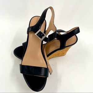 Charles David Black Wedges.